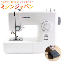 ぷぺぽ様　ジャガー電子ミシン　フットコントローラー付き　ミシン本体 楽天市場】ジャガー フットコントローラー操作 コンピューター