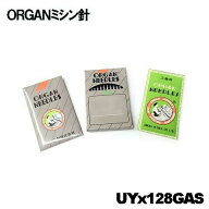 【メール便可】オルガン針 工業用ミシン針【UYx128GAS(TVx3)】#14(14番手/薄〜中厚物生地用)10本入りUY×…