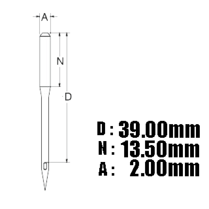 楽天市場】【メール便可】オルガン針 工業用ミシン針【DVx43 
