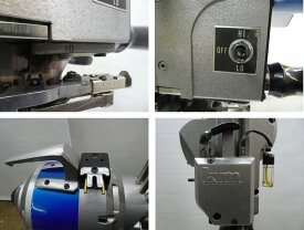 【中古】日本製KM立て刃自動研磨装置付き裁断機　100v仕様。モデル番号：KS-AUV　10インチ（2スピードモデル）弊社にて整備済み、新品と同じく6か月の保証付き。