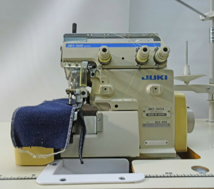 楽天市場】【中古】JUKI MO-3604 クラスOE4-40H1本針3本糸オーバー  