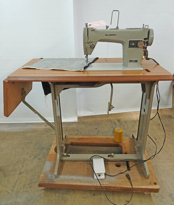 楽天市場】【中古】ヤマザキ ブルーバード 1本針本縫い 職業用ミシン 