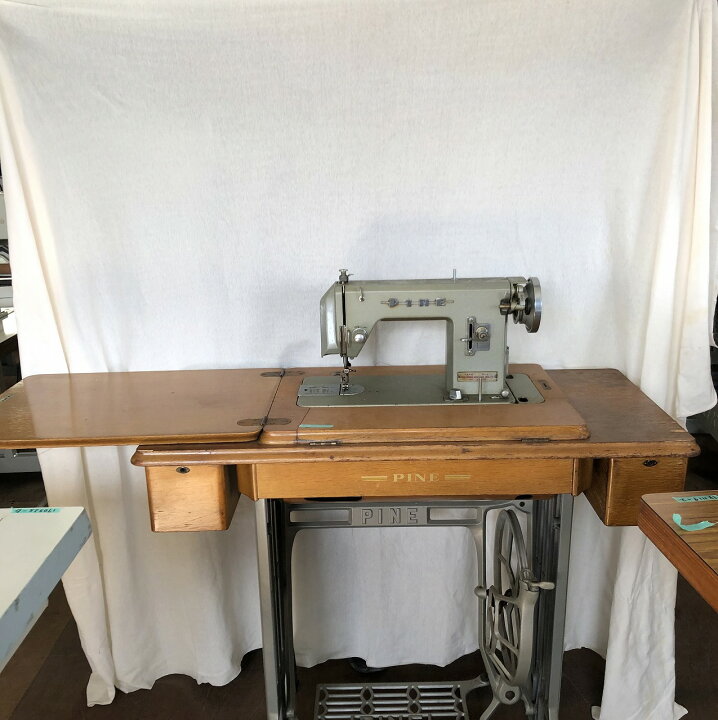 楽天市場】【中古】 PINE P-6型式 1本針本縫い足踏み式ミシン : ミシン 