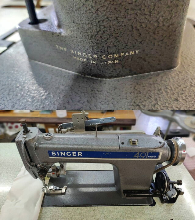 楽天市場】【中古】 SINGER 厚物用 1本針本縫いミシン 491D200GA 日本 