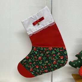 クリスマス オーナメント Christmas X'mas 靴下 サンタブーツ ソックス お菓子入れ 壁掛け 飾り サンタ靴下 サンタ パーティ クリスマス会 ギフト