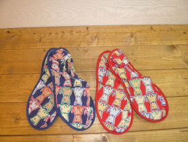 【メール便可】 ブルテリアシリーズ ルームシューズ・巾着袋付き 日本製 9999