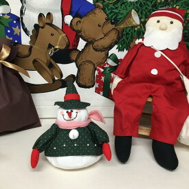 【メール便不可】クリスマス 雪だるま人形 ゆきだるま ドール インテリア 飾り ぬいぐるみ おもちゃ