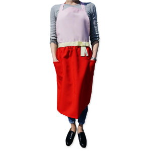 ドレスエプロン リボン付 おしゃれ セレブ 綺麗 ノーアイロン 敬老の日 母の日 プレゼント 贈答用 ギフト 新生活 大掃除 実用的