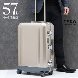 ゼロハリバートン ZERO HALLIBURTON Medium Travel Case アルミニウム キャリーオン 4輪 スーツケース ブロンズ 57L(4～5泊程度) Mサイズ [メンズ] 94228 08 BRONZE