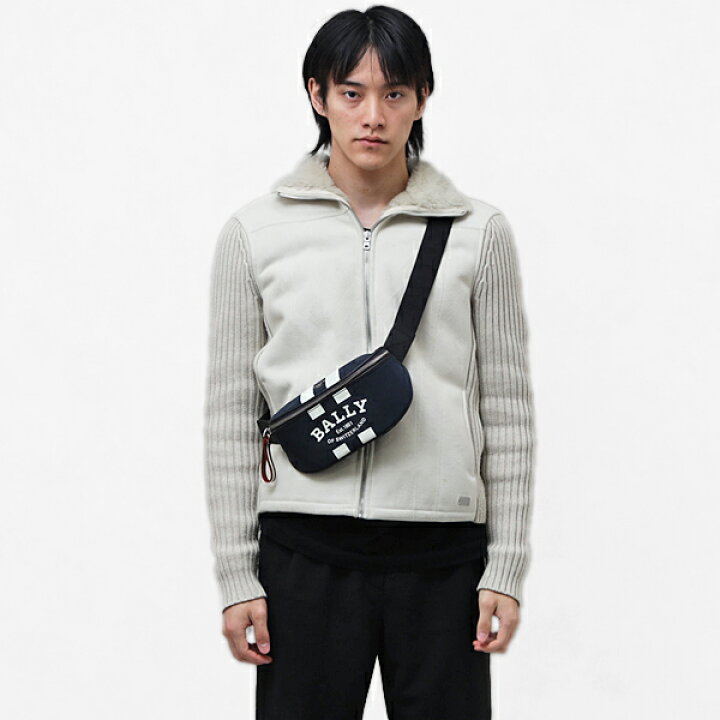 楽天市場】バリー BALLY ナイロン ボディバッグ ウエストポーチ  