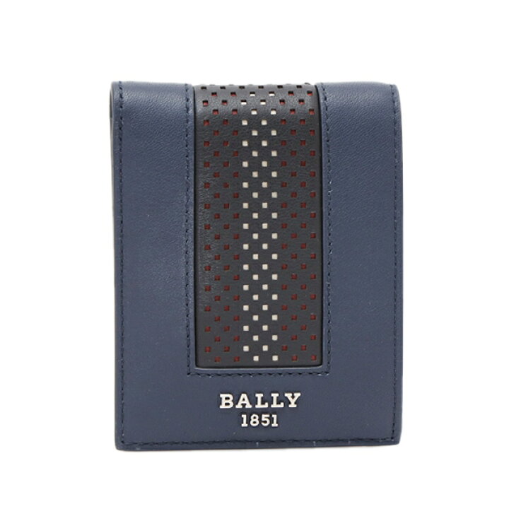 楽天市場】バリー BALLY パンチングライン入 レザー ウォレット 二 