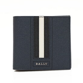 【再入荷！】バリー BALLY レザー ウォレット 二つ折り財布 [小銭入れなし] ブルー基調 [メンズ] TRASAI.LT F217 NEW BLUE 6236531 ギフト