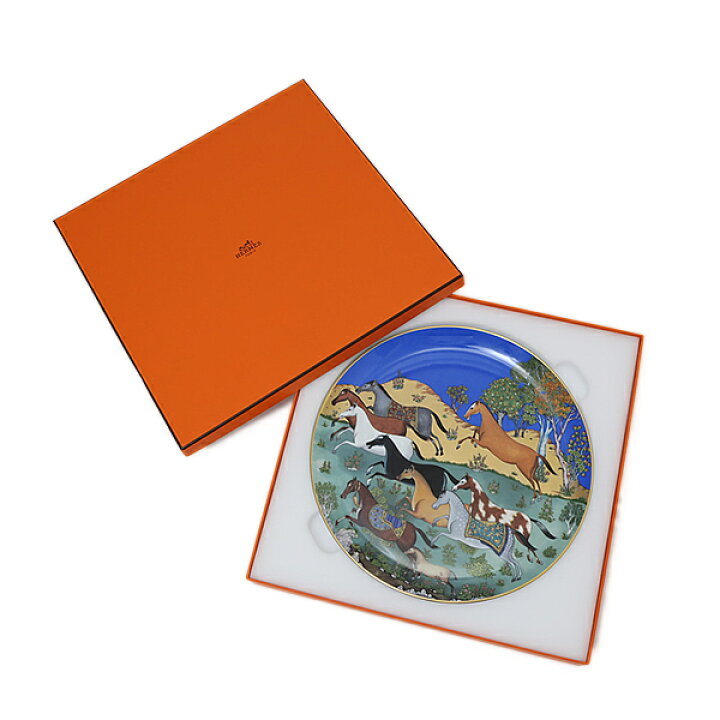楽天市場】エルメス HERMES シュヴァルドリアン 丸型 ケーキトレー 