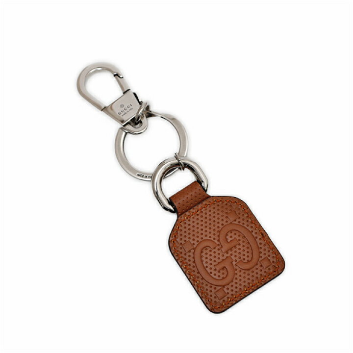 楽天市場】グッチ GUCCI GGエンボス レザー キーリング キーチェーン 