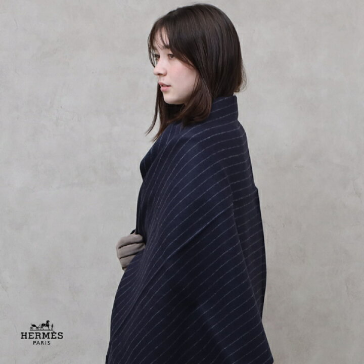 楽天市場】エルメス HERMES カシミア カシミヤ 100％ 大判 長方形  