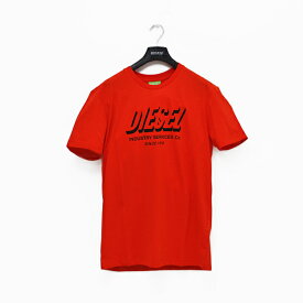 【サイズS/M/L】ディーゼル DIESEL T-DIEGOS A5 コットン 半袖 Tシャツ オレンジ基調 [メンズ][レディース] A01849 0GRAM 3BI ORANGE