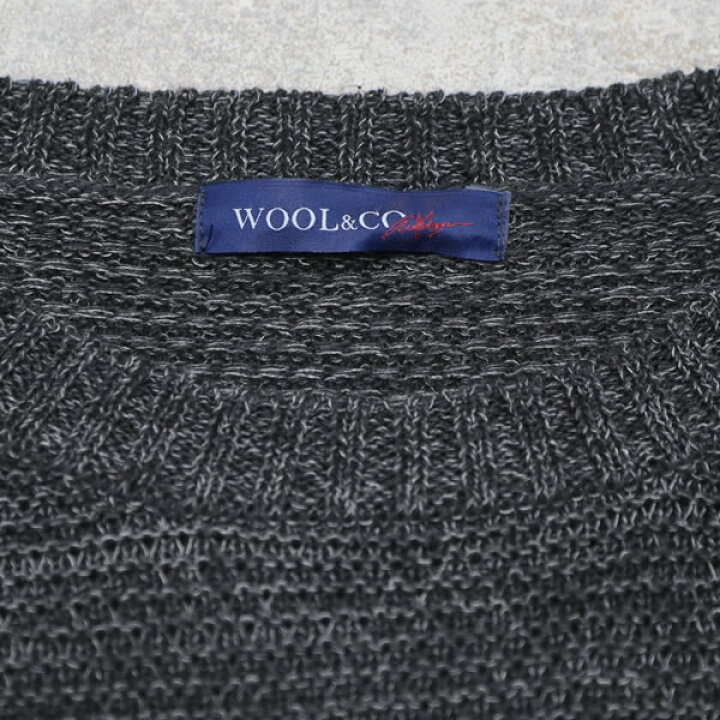 楽天市場】ウールアンドコー WOOL&CO リネン/コットン 長袖 プル 