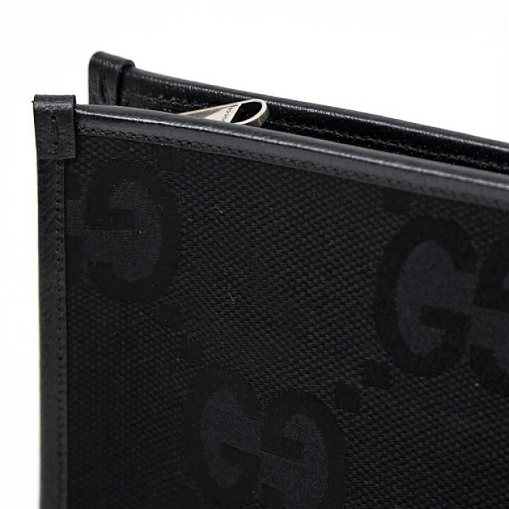 楽天市場】グッチ GUCCI ジャンボGG キャンバス×レザー クラッチバッグ 