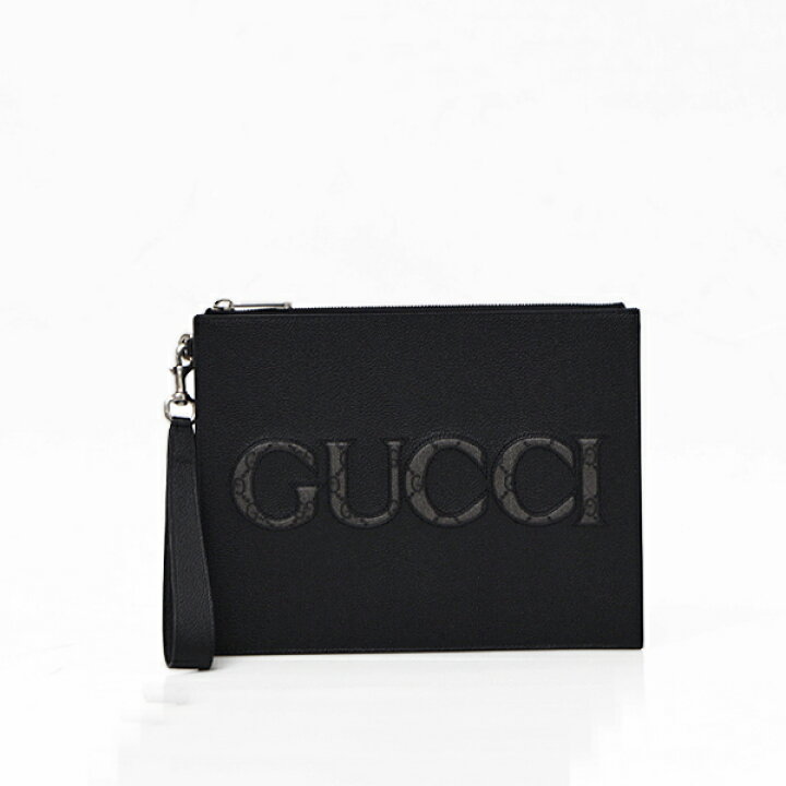 楽天市場】グッチ GUCCI レザー×GGスプリームキャンバス クラッチ  