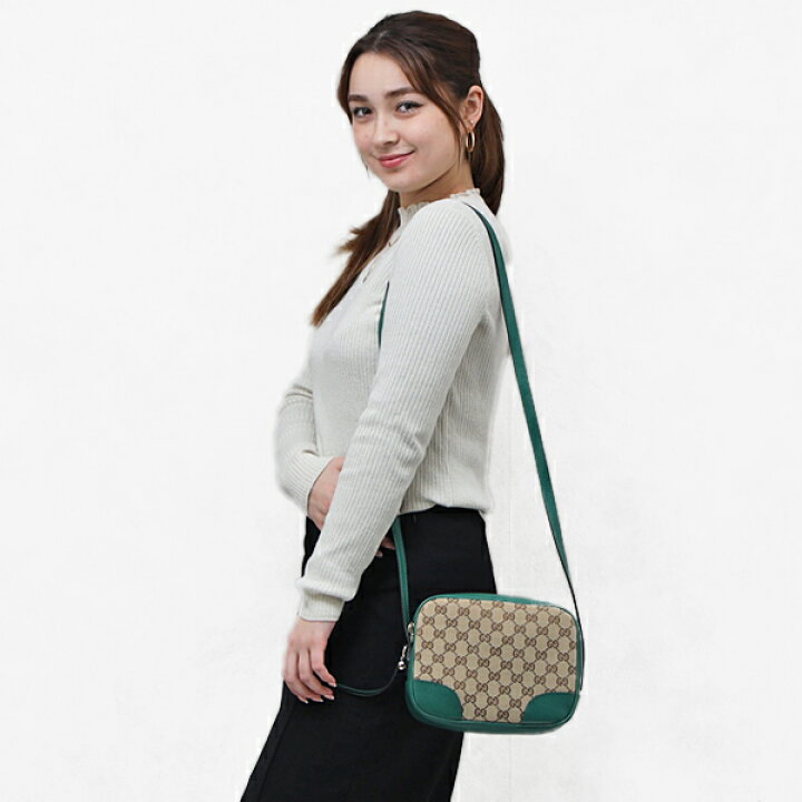 楽天市場】グッチ GUCCI アウトレット GGキャンバス×レザー ショルダー  
