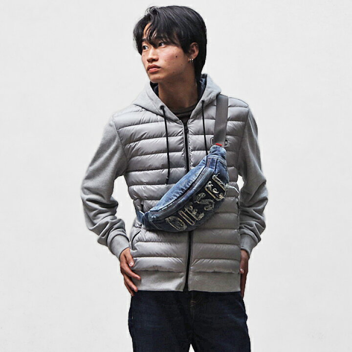 楽天市場】ディーゼル DIESEL RAVE BELTBAG ダメージ加工デニム ボディ  