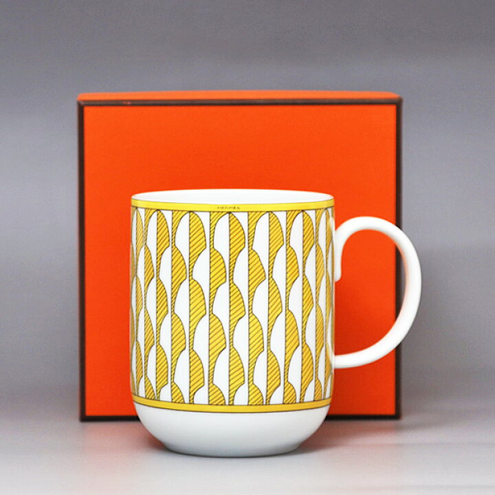 楽天市場】エルメス HERMES ソレイユ マグカップ シングル 300ml 装飾 