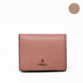 フルラ FURLA カメリア CAMELIA S COMPACT WALLET BIFOLD COIN レザー コンパクト ミニ ウォレット 二つ折り 小銭入れ付き 折財布 ピンク系(内側：ベージュ) [レディース] WP00304 ARE000 1007_2715S