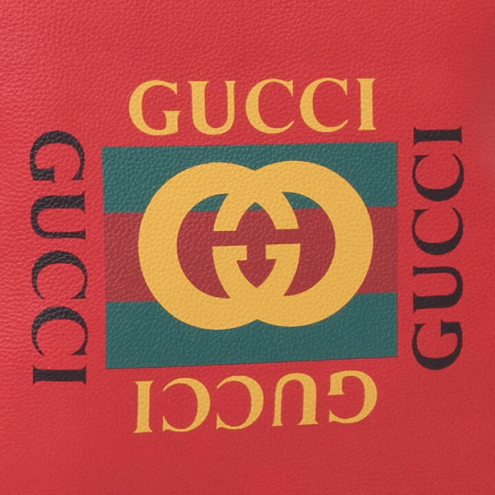 楽天市場】グッチ GUCCI プリント レザー スモール バックパック 