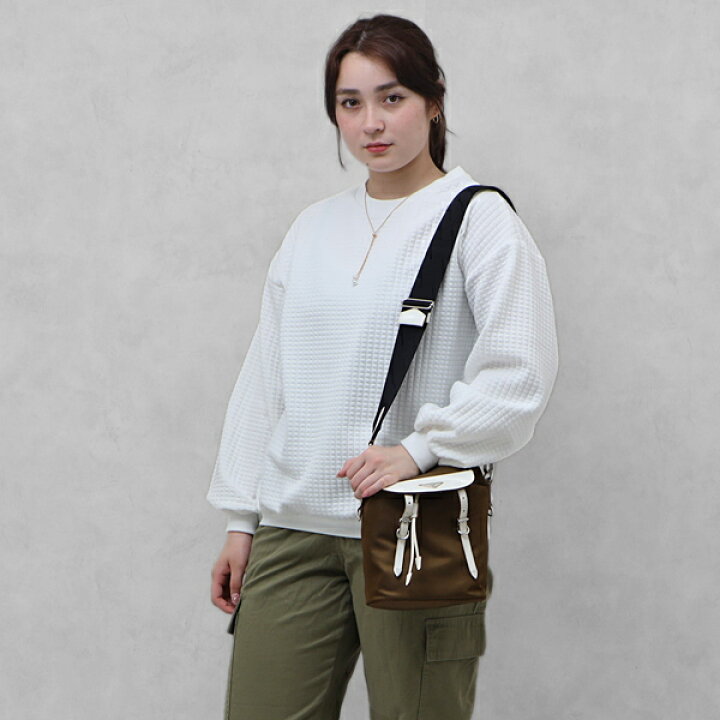楽天市場】プラダ PRADA アウトレット PELLETTERIA ナイロン×レザー 