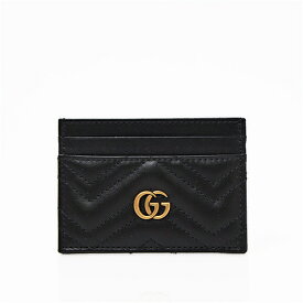 グッチ GUCCI GGマーモント レザー カードケース カードホルダー パスケース 定期入れ ブラック [レディース][メンズ] 443127 DTD1T 1000 【NS10】