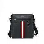 【再入荷！】バリー BALLY オールレザー クロスボディ ショルダーバッグ B5対応 ブラック基調 [メンズ] MECOY F006 BLACK 6238764【A19】