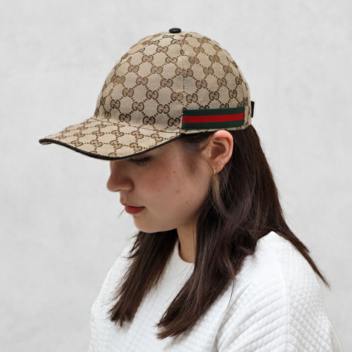 楽天市場】グッチ GUCCI キャップ 200035 KQWBG オリジナルGG ｜ベース 