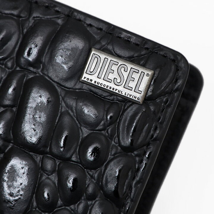 楽天市場】ディーゼル DIESEL BI FOLD COIN S 3D クロコ調型押し 牛革  