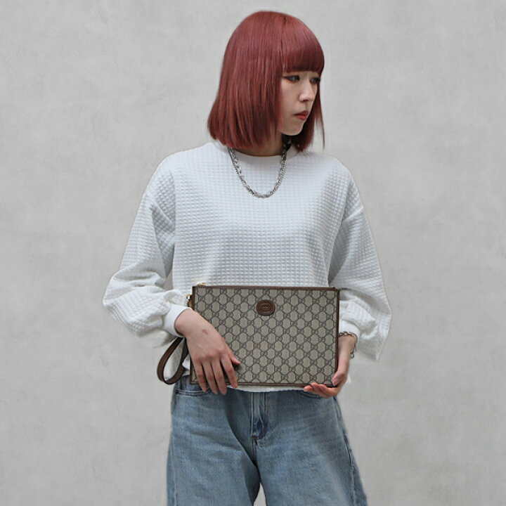 楽天市場】グッチ GUCCI インターロッキングG GGスプリームキャンバス 