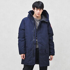 カナダグース CANADA GOOSE LANGFORD PARKA ラングフォードパーカー フード付 ダウンジャケット アウター ブルゾン アトランティックネイビー [メンズ] 2052M 63 A.NAVY