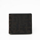 ディーゼル DIESEL バイフォールドコインエス BI FOLD COIN S 3D レザー ウォレット 二つ折り 小銭入れ付き 折財布 モノグラム パンチング ブラック基調 [メンズ] X09692 P5587 T8013【○G18】