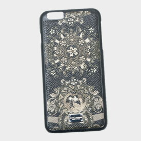 【厳選プライス！】ドルチェ&ガッバーナ ドルガバ DOLCE&GABBANA iPhone6s plus用 スマホ ケース カバー ロマネスク柄 ブラック基調 BP2126 AB059 HU049【K8】