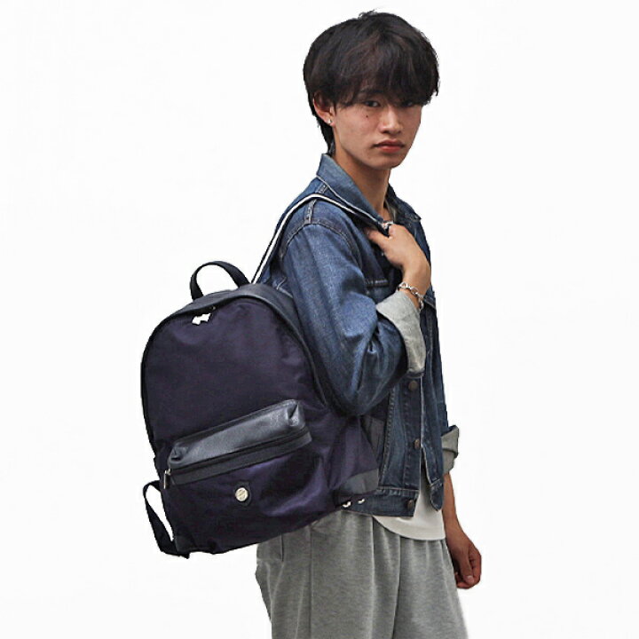 楽天市場】ボンファンティ BONFANTI ナイロン×レザー バッグパック 
