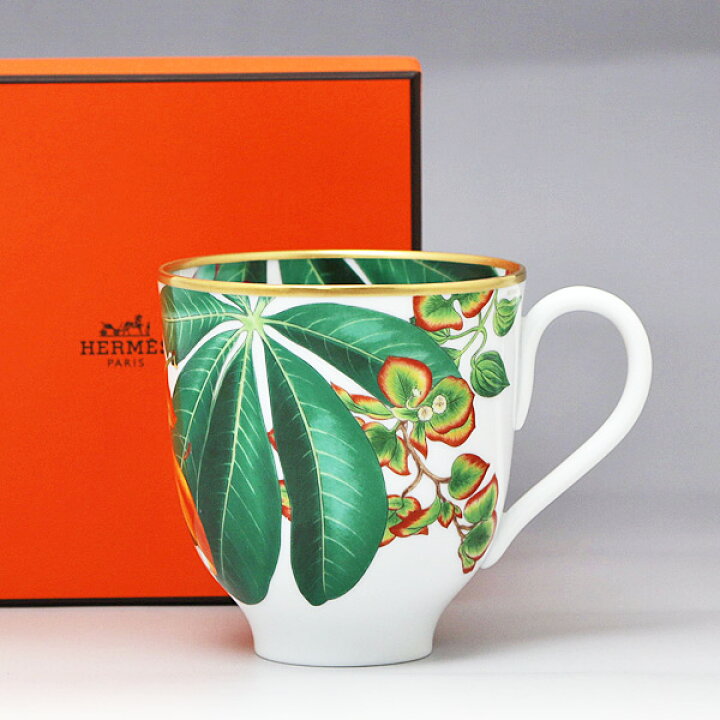 楽天市場】エルメス HERMES パシフォリア 044031 マグカップ シングル 