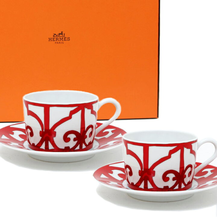 楽天市場】【再入荷！】【2客セット】エルメス HERMES エルメスガダルキヴィールティーカップセット