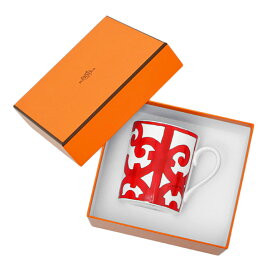 Amazon | Hermes [ エルメス ] ガダルキヴィール Tea cup and 【再入荷！】エルメス HERMES ガダルキヴィール クリーマー ミルクポット クリームジャグ 160ml 装飾 陶器 ホワイト×レッド 011021