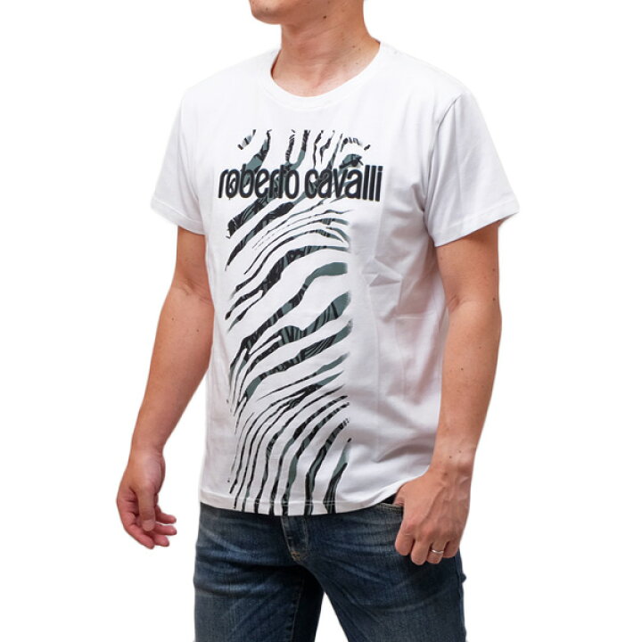 楽天市場】ロベルト カヴァリ Roberto cavalli クルーネック 半袖 T 
