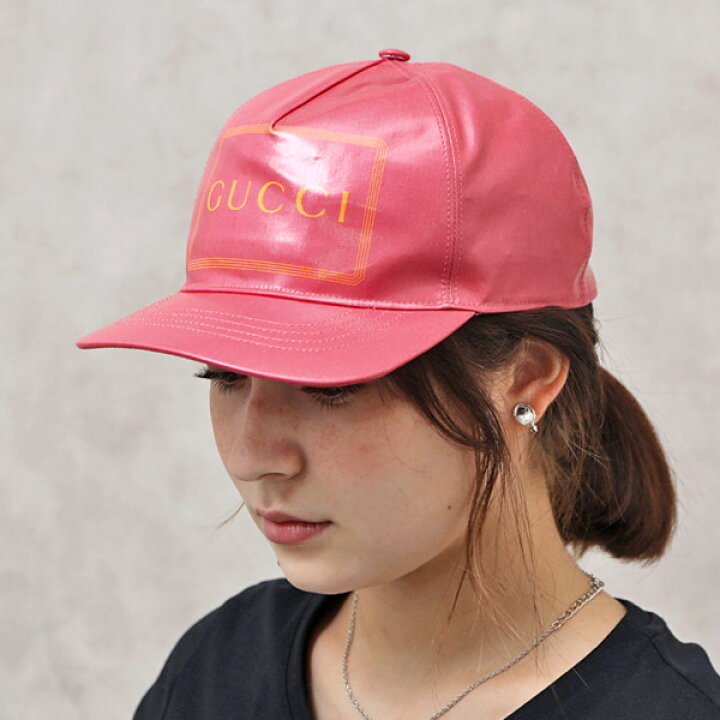 楽天市場 グッチ Gucci フレームプリント ベースボール キャップ 帽子 ピンク レディース メンズ 4267 4hg80 5900 F21 Mt2211 ブランドジュエリー京都楽天市場店