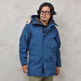 【サイズS】【ラスト1点！】カナダグース CANADA GOOSE LANGFORD PARKA 適応温度(－15度から－25度) ファー＆フード付 ダウンジャケット ダウンコート アウター ブルゾン ブルー系 [メンズ] 2062M 805 NORTHERN NIGHT【K4】