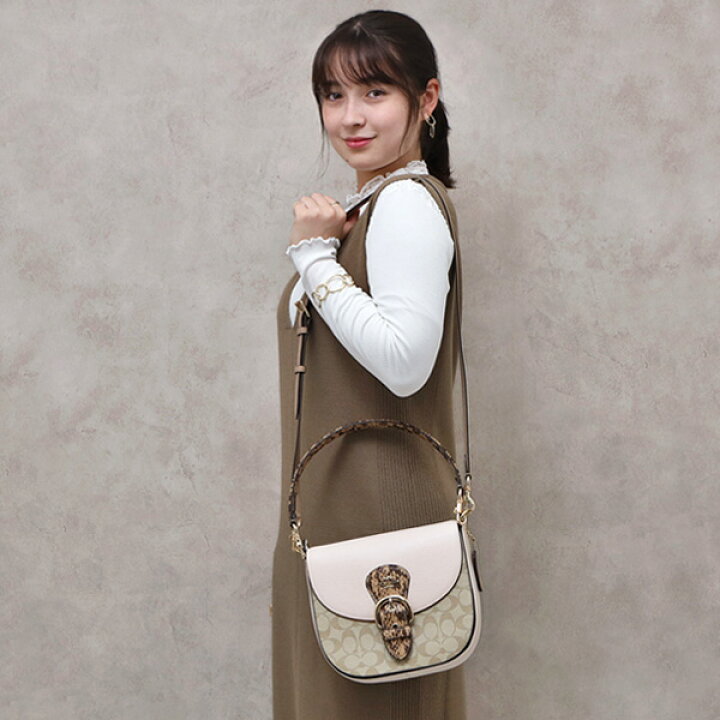 楽天市場】コーチ COACH アウトレット クリオ 23 シグネチャー×レザー 