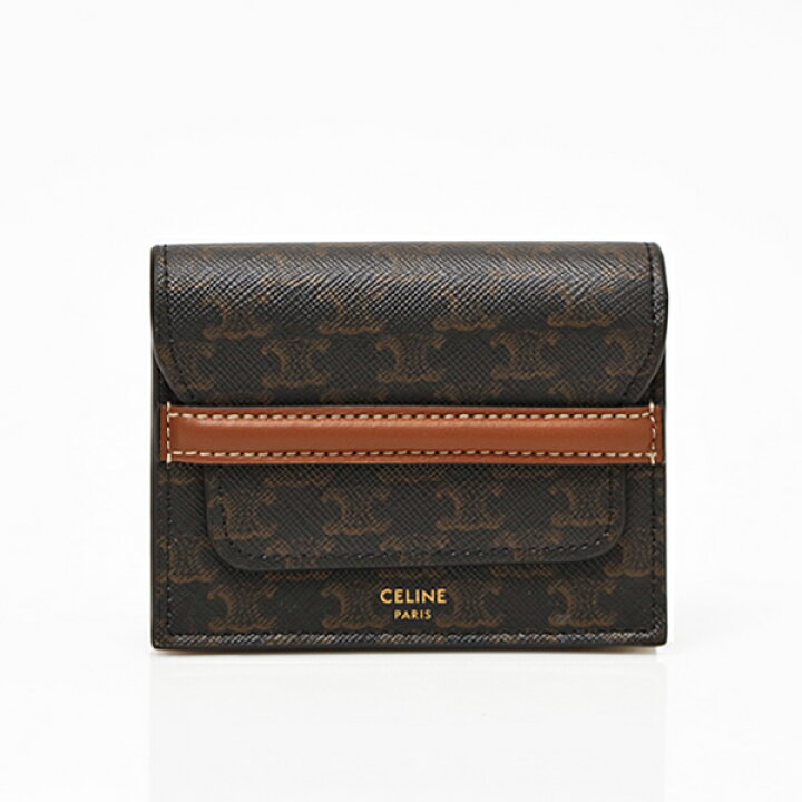 楽天市場】セリーヌ CELINE トリオンフ PVCキャンバス×レザー ビジネス 