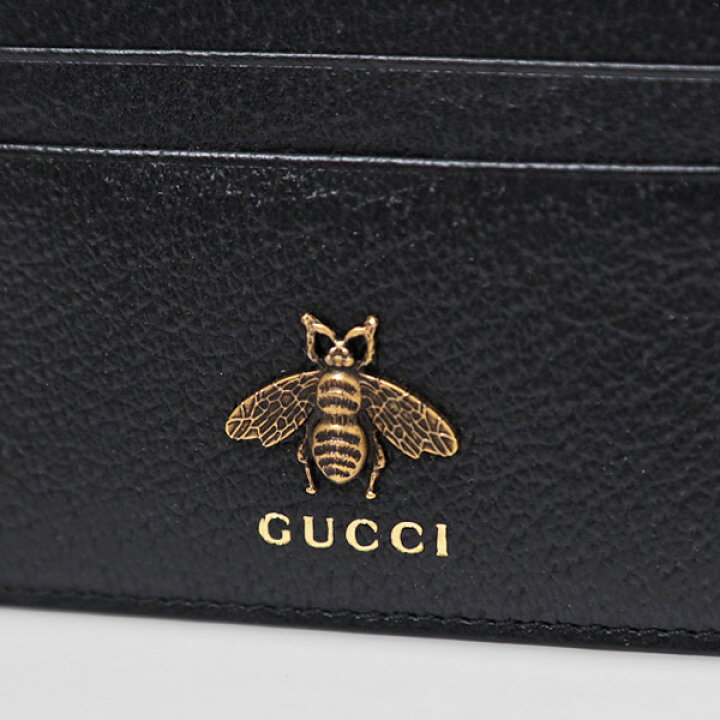 楽天市場】グッチ GUCCI アニマリエ メタル ビー ハチ レザー カード 