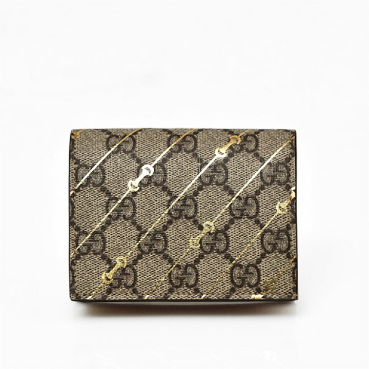 楽天市場】グッチ GUCCI GGスプリームキャンバス×レザー ホースビット  