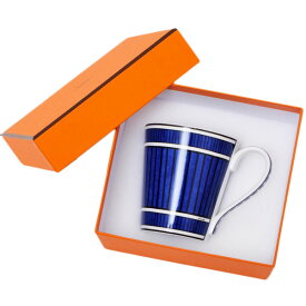 【再入荷！】エルメス HERMES ブルーダイユール 青と白の物語 マグカップ シングル 240ml 陶器 食器 ホワイト×ブルー 030238