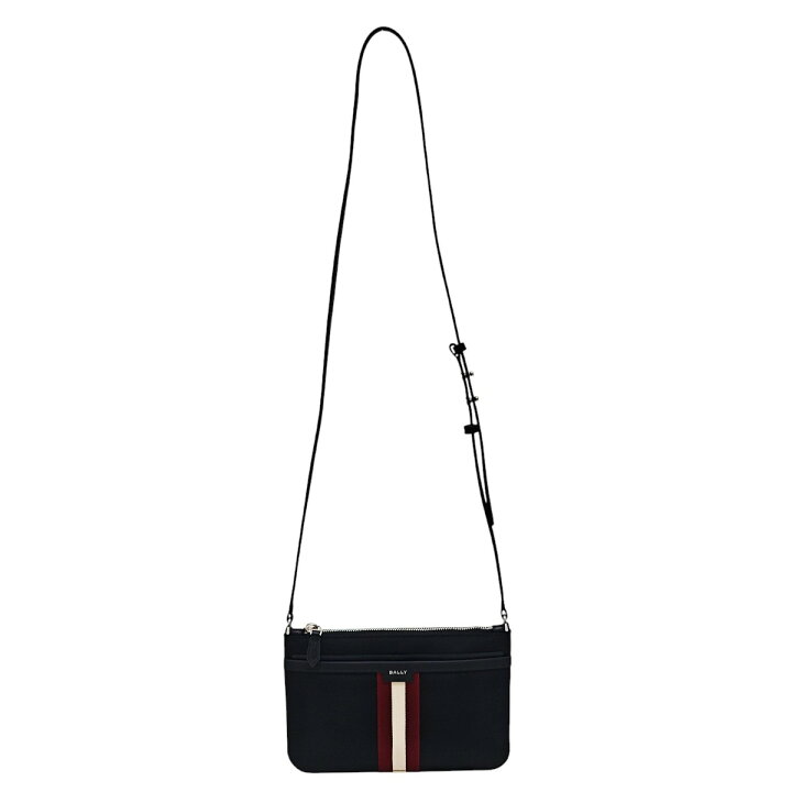 楽天市場】バリー BALLY ナイロン×レザー ポシェット ショルダーバッグ 